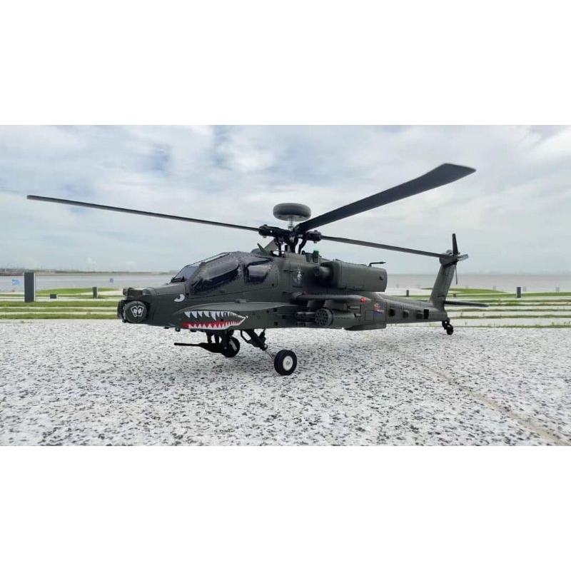 🇹🇭New F11 Apache AH-64 6CH 6-Axis Gyro RC Helicopter