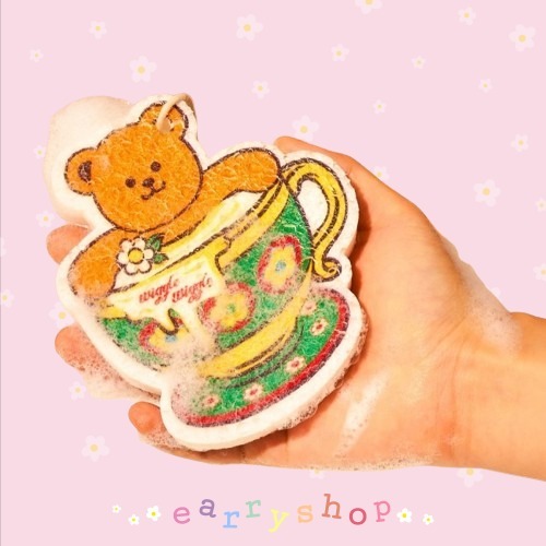 ( พร้อมส่ง ) Wiggle Wiggle Pulp Cleaning Sponge ฟองน้ำทำความสะอาด