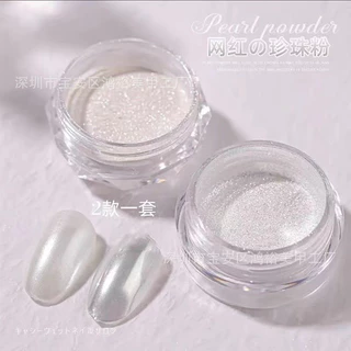 ผงขัดเงามุก ผงขัดเล็บ สีสวย เม็ดละเอียด ขัดแล้วแวววาวมาก แถมแปรงขัดผง สินค้าพร้อมส่ง