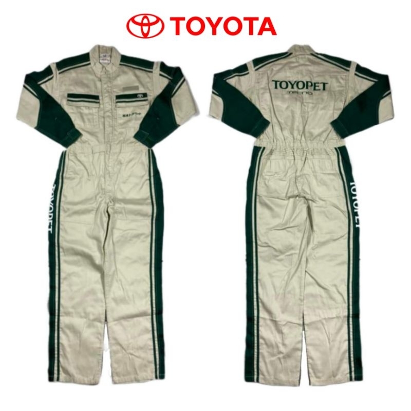 ชุด​หมี​ ชุด​ช่าง​ ชุด​ยูนิฟอร์ม​ ชุดทำงาน​ Toyota​ Size​: LL​ ใหม่มาก