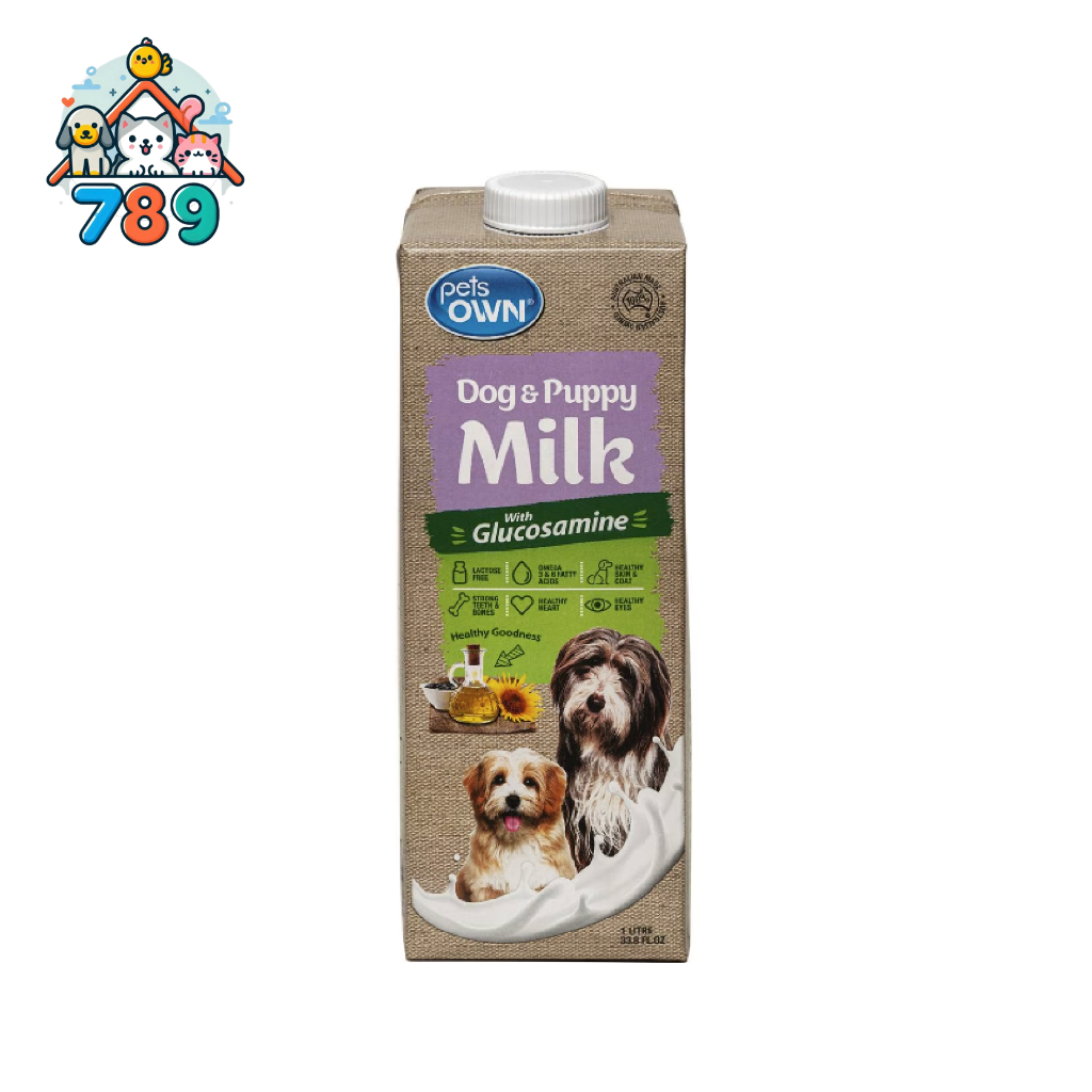 pets OWN Milk Dog&Puppy นมสำหรับสุนัขและลูกสุนัข 1L