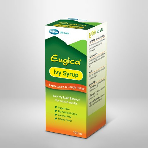 #MEGA We care เมก้าวีแคร์ Eugica Ivy Syrup ยูจิก้า ไอวี่ ไซรัป ขนาด 100 ml.