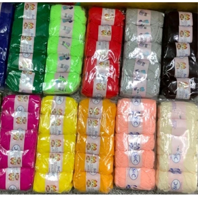 ไหมพรมs/c. ไหมเส้นใหญ่ นุ่มนุ่ม (ขายเป็นม้วน)