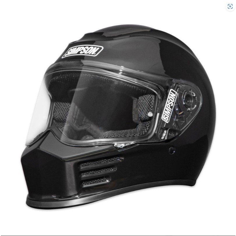 หมวกกันน็อค SIMPSON MOTORCYCLE SPEED BANDIT HELMET - BLACK