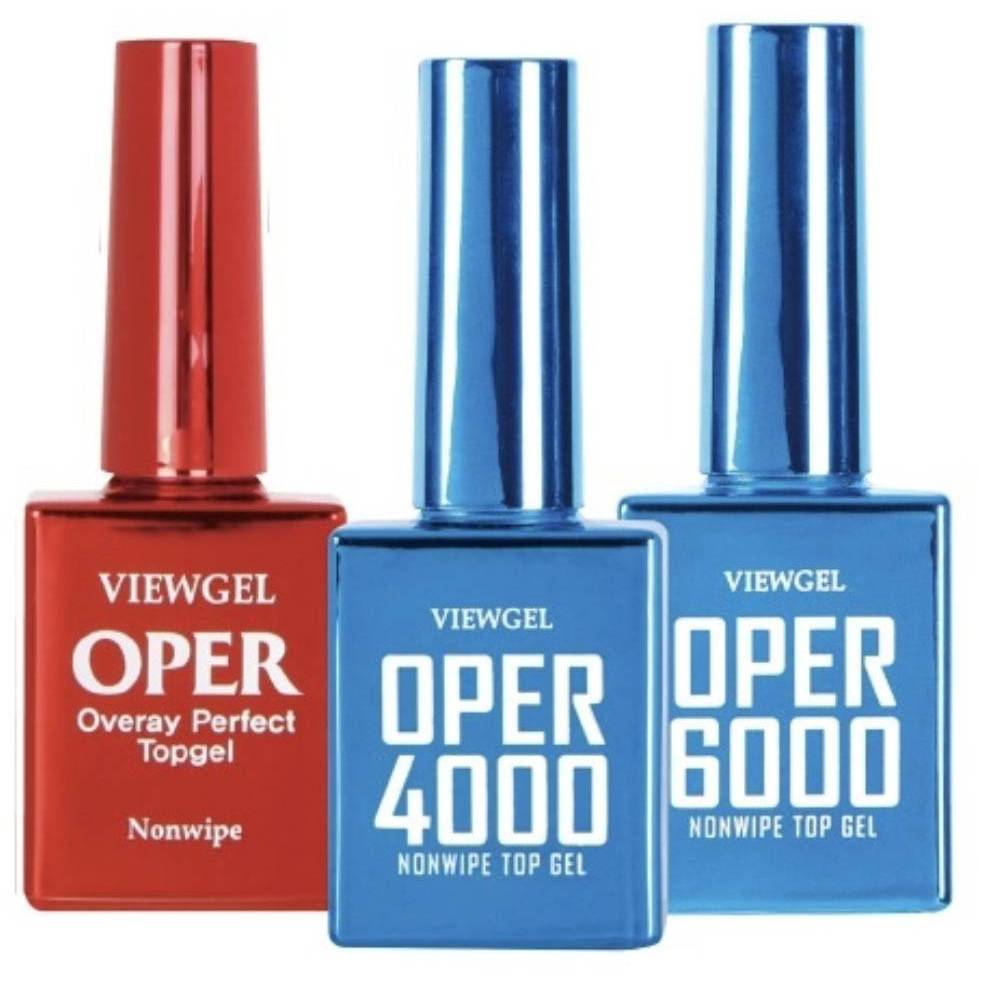 VIEWGEL🇰🇷 Base gel/Oper Top gel non wipe เบสเจล/ท้อปเงาแบบไม่ต้องเช็ด ทาง่าย ของแท้จากเกาหลี