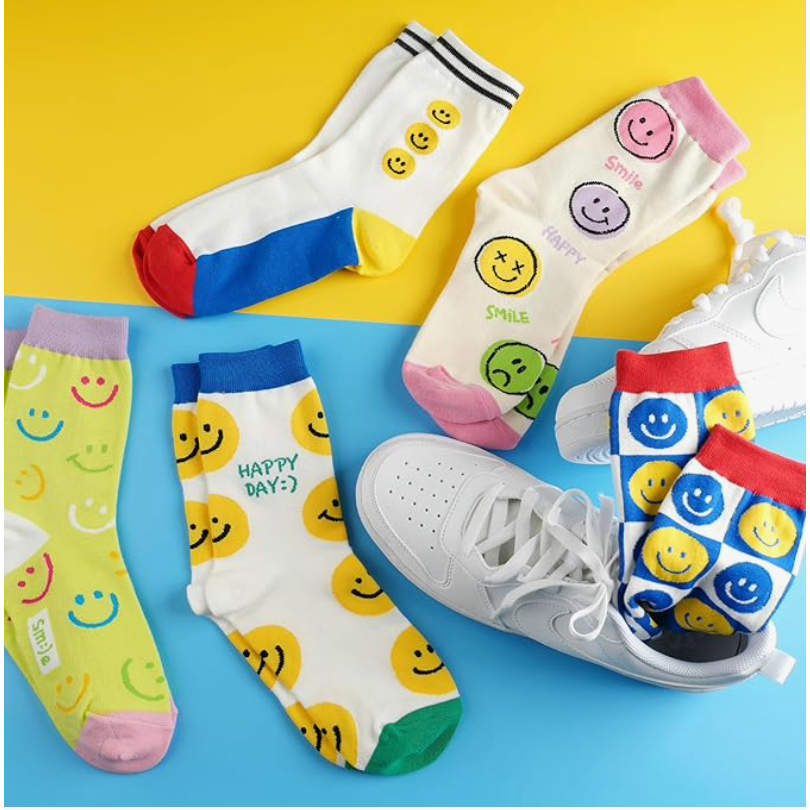 Smile Set socks (made in Korea)