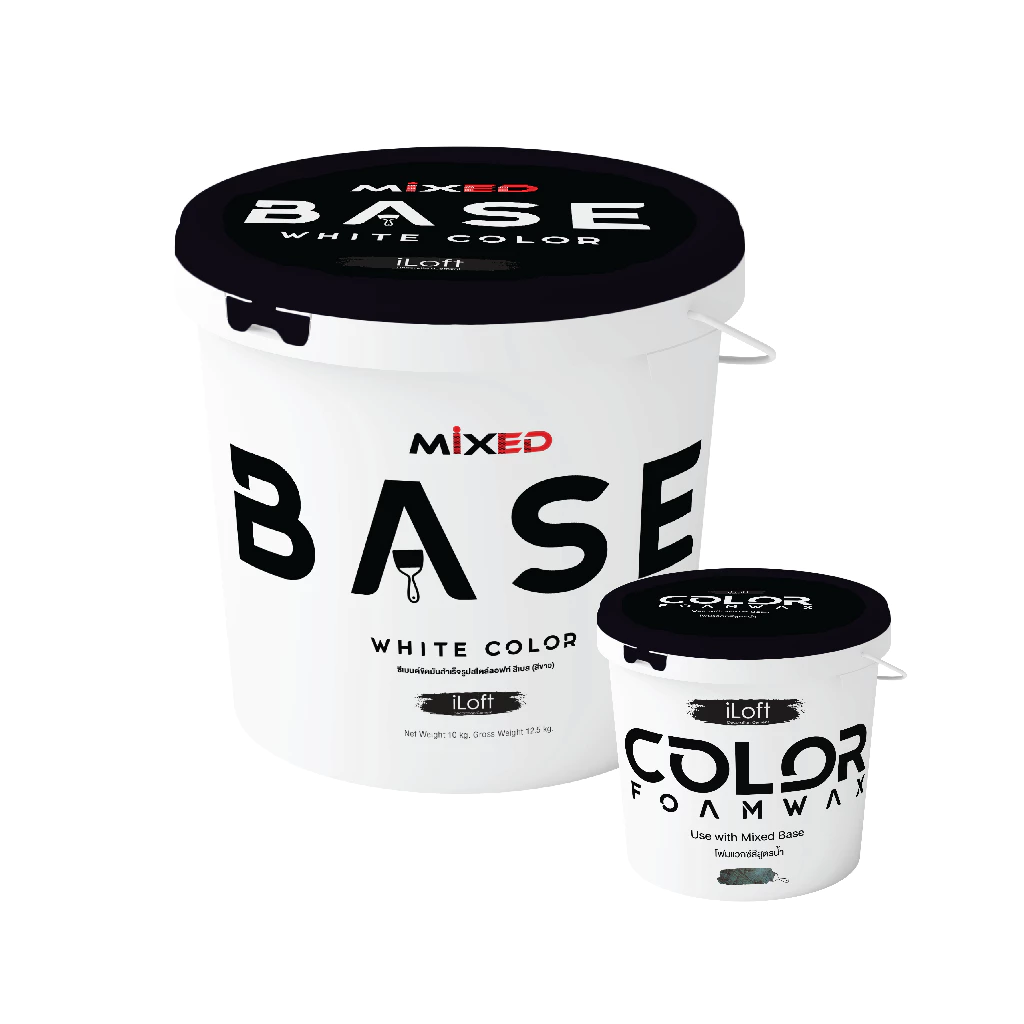 สีปูนลอฟท์ Mixed Base & Color Wax (Duo set)