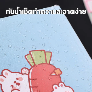 Aimilo สติ๊กเกอร์ห่อปกหนังสือ(10แผ่นต่อ1ห่อ) พลาสติกใสเคลือบปกหนังสือ 3ไซส์ กันน้ำ กันปกยับ ถนอมหนังสือ