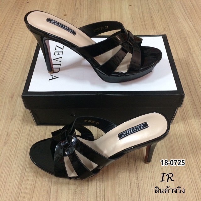 รองเท้าคู่โปรดของคุณสุดๆ (IR 18-0725) กับรองเท้าส้นสูง วัสดุหนังเงานิ่ม