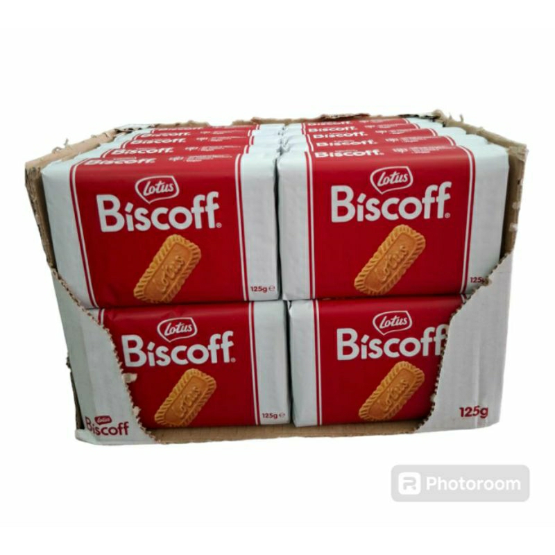 LOTUS Biscoff Biscuit 125g.ยกลัง 20 แพ็คExp2/11/2026