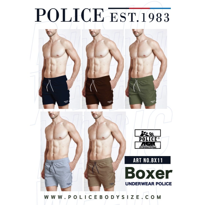 กางเกงขาสั้น Boxer Police (BX11)