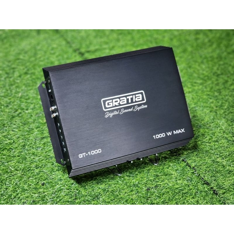 GRATIA คลาสดี ขับซับ รุ่น GT-1000 กำลังขับ1000w ขับซับ10“ได้2ดอก เครื่องขยายเสียง เพาเวอร์แอมป์ Clas