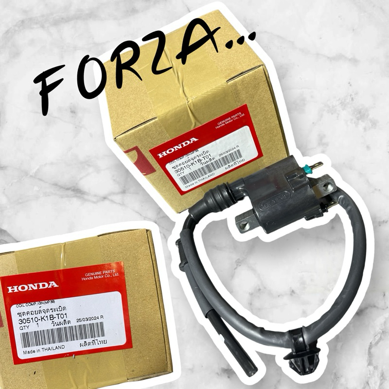 คอยล์หัวเทียน FORZA300 แท้ศูนย์ HONDA 100% 30510-K0B-T01 ฟอร์ซ่า 300