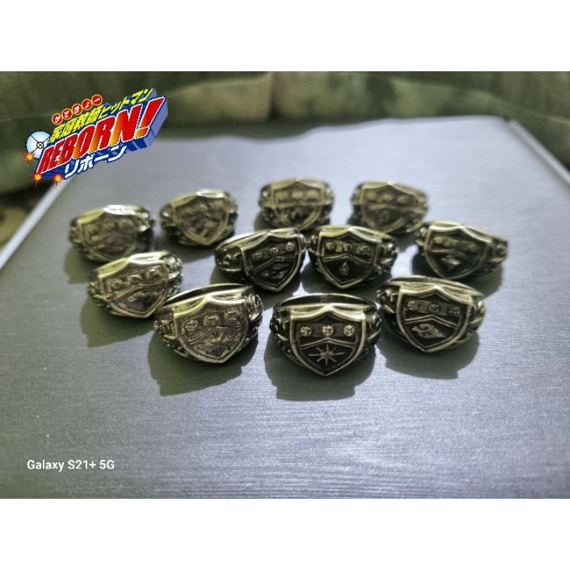 Reborn แหวน Vongola ring อัสนี ของสะสม