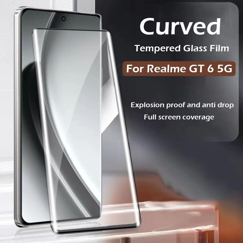 Realme GT 6T/Realme GT Neo6 SE/realme GT6ตรงรุ่น(พร้อมส่งในไทย)ฟิล์มกระจกเต็มจอRealme GT6/Realme GT5