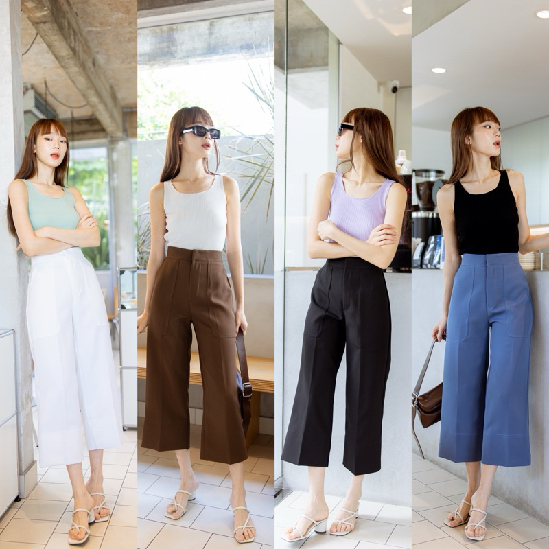 กางเกงทรงคูลอต รุ่น JIN PANTS : Fashionbyjira&rena
