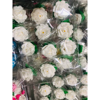 ดอกมะลิน้ำตาลปั้นวันแม่
