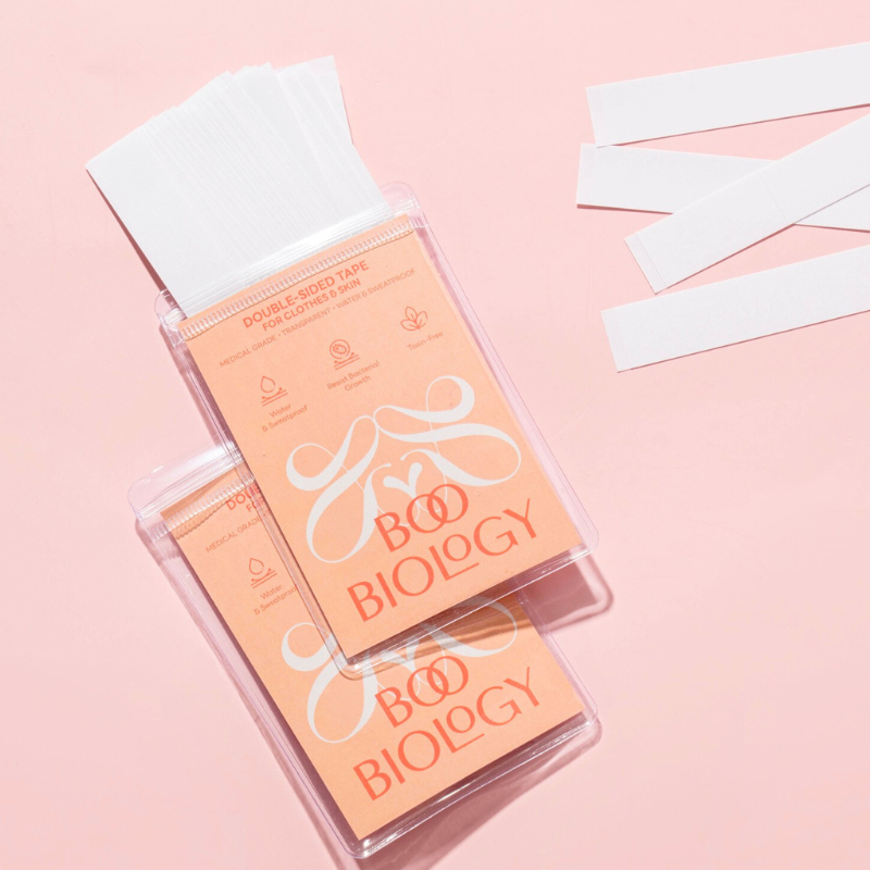BOOBIOLOGY เทปกันโป๊ เกรด Switzerland เกรดการแพทย์ ไม่แพ้ ไม่คัน ยับยั้งแบคทีเรีย เทปสองหน้า เทปติดเสื้อผ้า เทปติดผิว