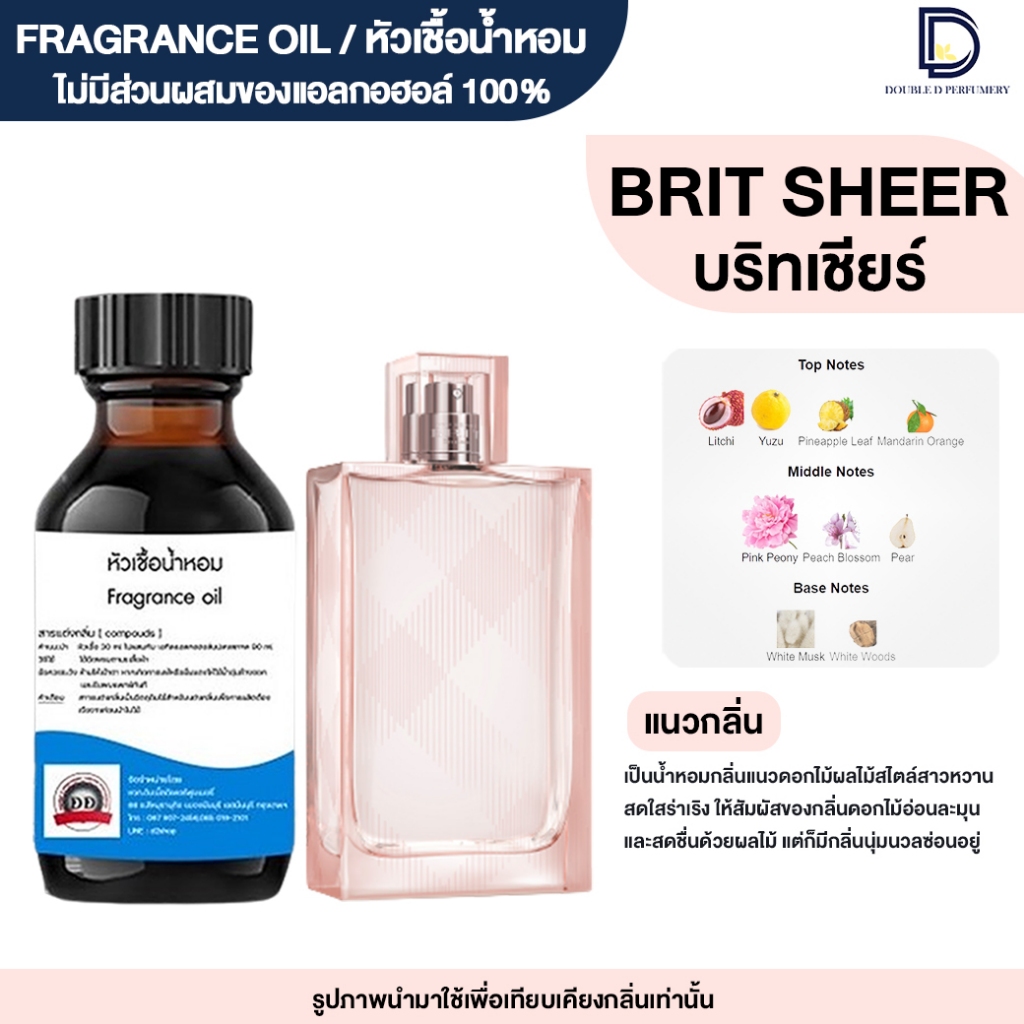 หัวเชื้อน้ำหอม กลิ่น บริท เชียร์ (BRITH SHEER)