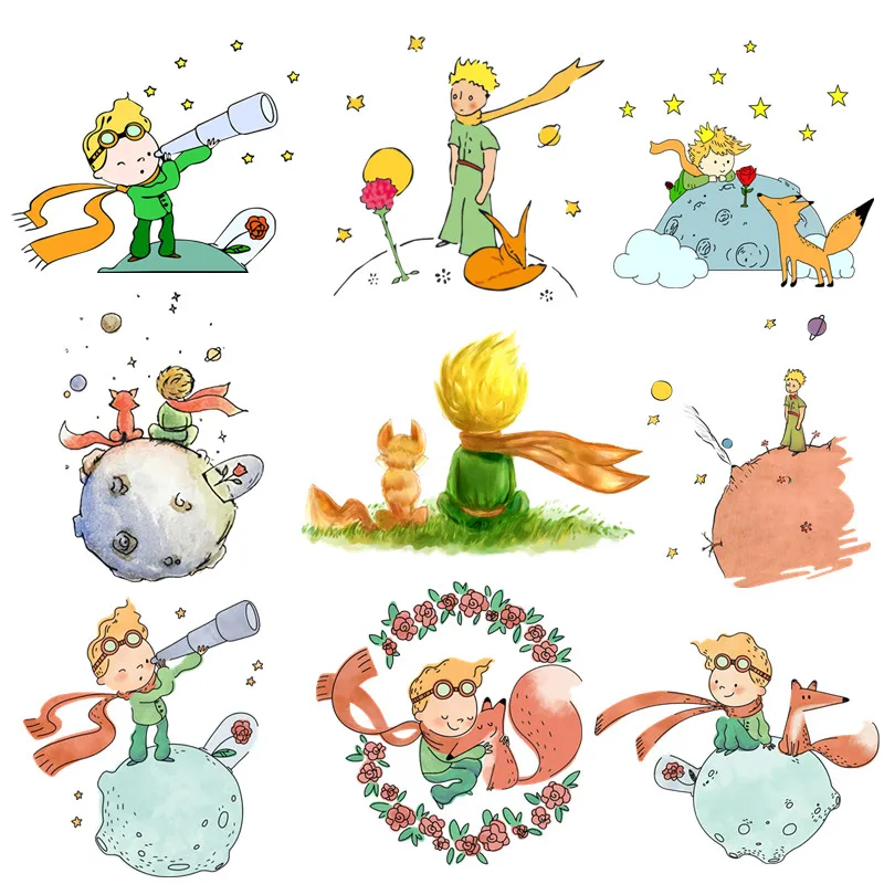 ตัวรีดติดเสื้อ เจ้าชายน้อย The Little Prince รีดติดง่ายทุกเนื้อผ้า DIY Patches (159).200