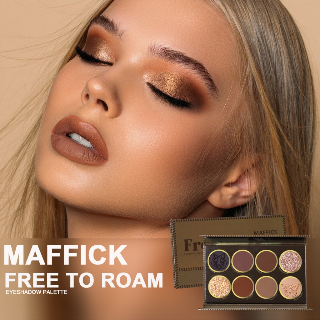MAFFICK Eye shadow paletteอายแชโดว์ช็อคโกแลต เนื้อแมตต์ ถอดยาก อเนกประสงค์ สําหรับผู้เริ่มต้น