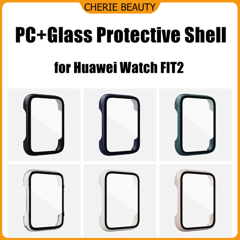 Huawei Watch เคสกันน้ำ Huawei watch Fit2 เคสป้องกัน + ฟิล์มกันรอยแบบเต็มหน้าจอ