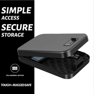 พร้อมส่ง⚡️กล่องเซฟเก็บปืนและของมีค่า แบบพกพาในรถยนต์ ตู้นิรภ…