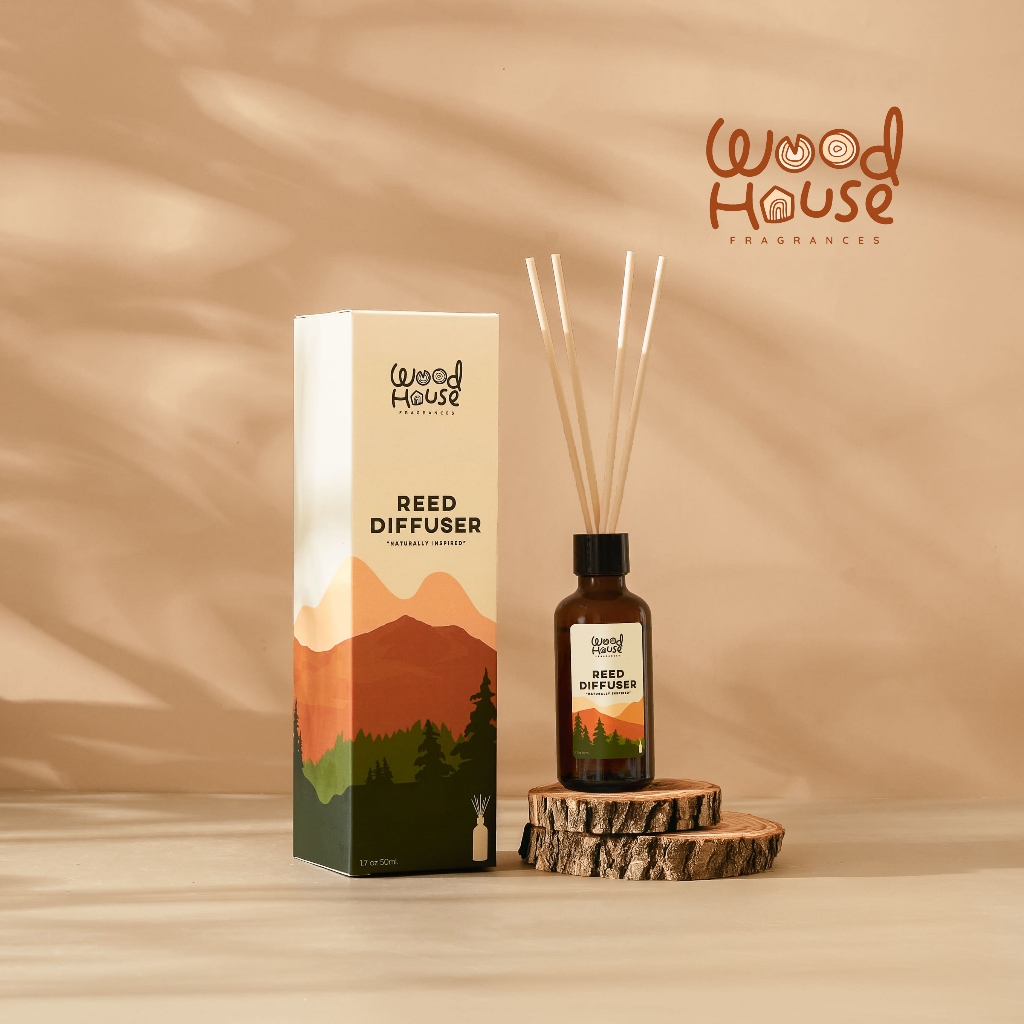 WOODHOUSE | ก้านไม้หอมกระจายกลิ่น | Room Diffuser 50ml | กลิ่นธรรมชาติ