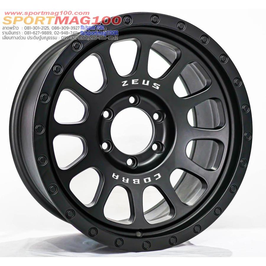 ล้อแม็กซ์ Lenso MAX3 Cobra สีดำด้าน 8.5-16นื้ว 6รู139 ET0 [11865]