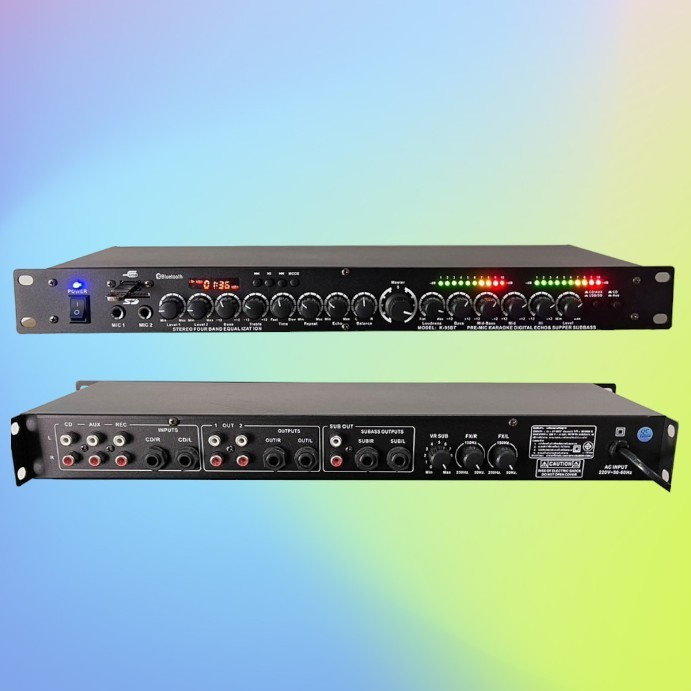 ปรี รุ่น K-95 แยกSUB wooferได้ , รองรับ bluetooth และUSB