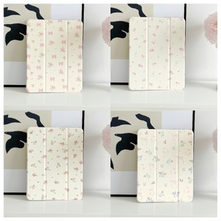 💥พร้อมส่ง💥เคสไอแพด Air6 Air7 ซิลิก้าเจล พร้อมถาดใส่ปากกา โบว์ริบบิ้น ดอกย่อย แมว เคส iPad Gen11 Air5