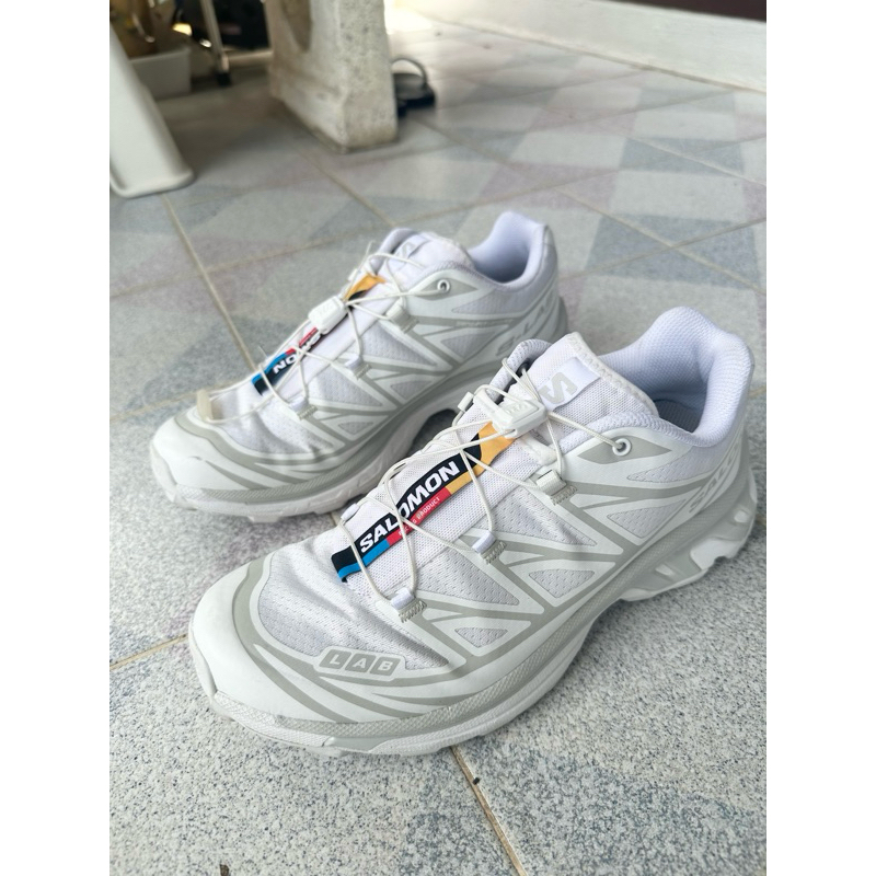 SALOMON XT-6 White & Lunar Rock