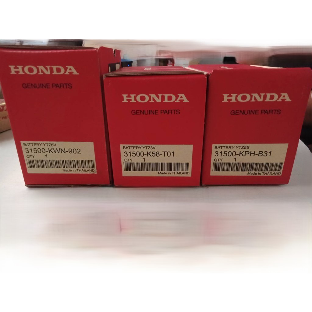 แบตเตอรี่แห้ง 5 แอมป์ YTZ5S (YUASA ) แท้ศูนย์