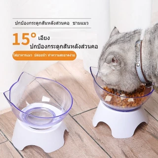 ️PET LIFE ชามอาหารหมา ชามอาหารแมว ชามแมว ที่ใส่อาหารสัตว์เลี้ยง ชามใส่อาหารสำหรับสัตว์เลี้ยง สูง15cm