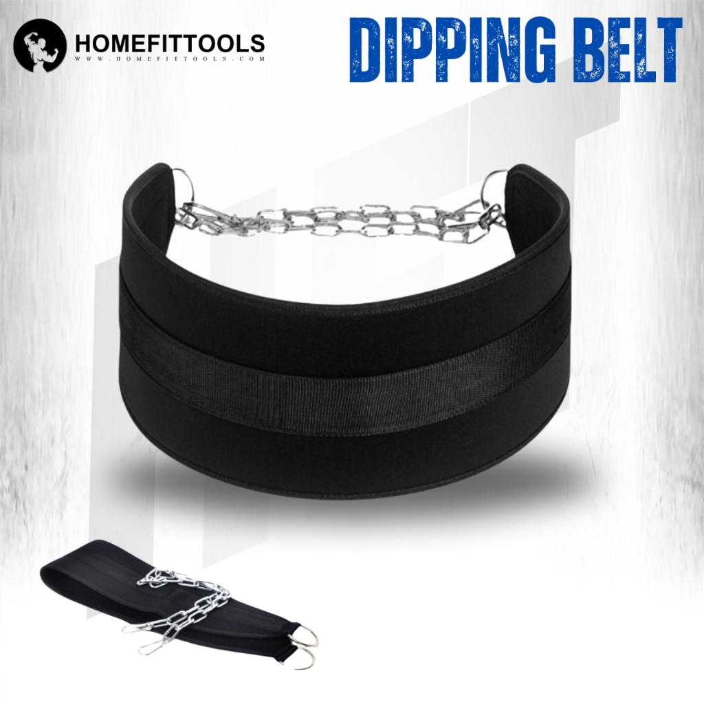 เข็มขัดถ่วงน้ำหนัก เข็มขัดถ่วงออกกำลังกาย Dipping belt -Homefittools