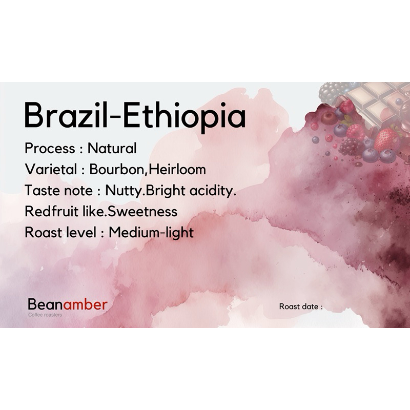 Brazil-Ethiopia Blend (Medium to Medium light Roast)
