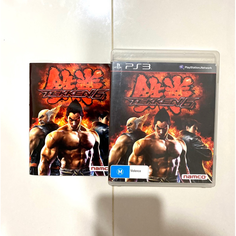 Tekken 6 PS3 แผ่นเกมส์ Tekken 6 PS3 z3 สวย สภาพดี ใช้งานปกติ แผ่นใส ไม่มีรอย