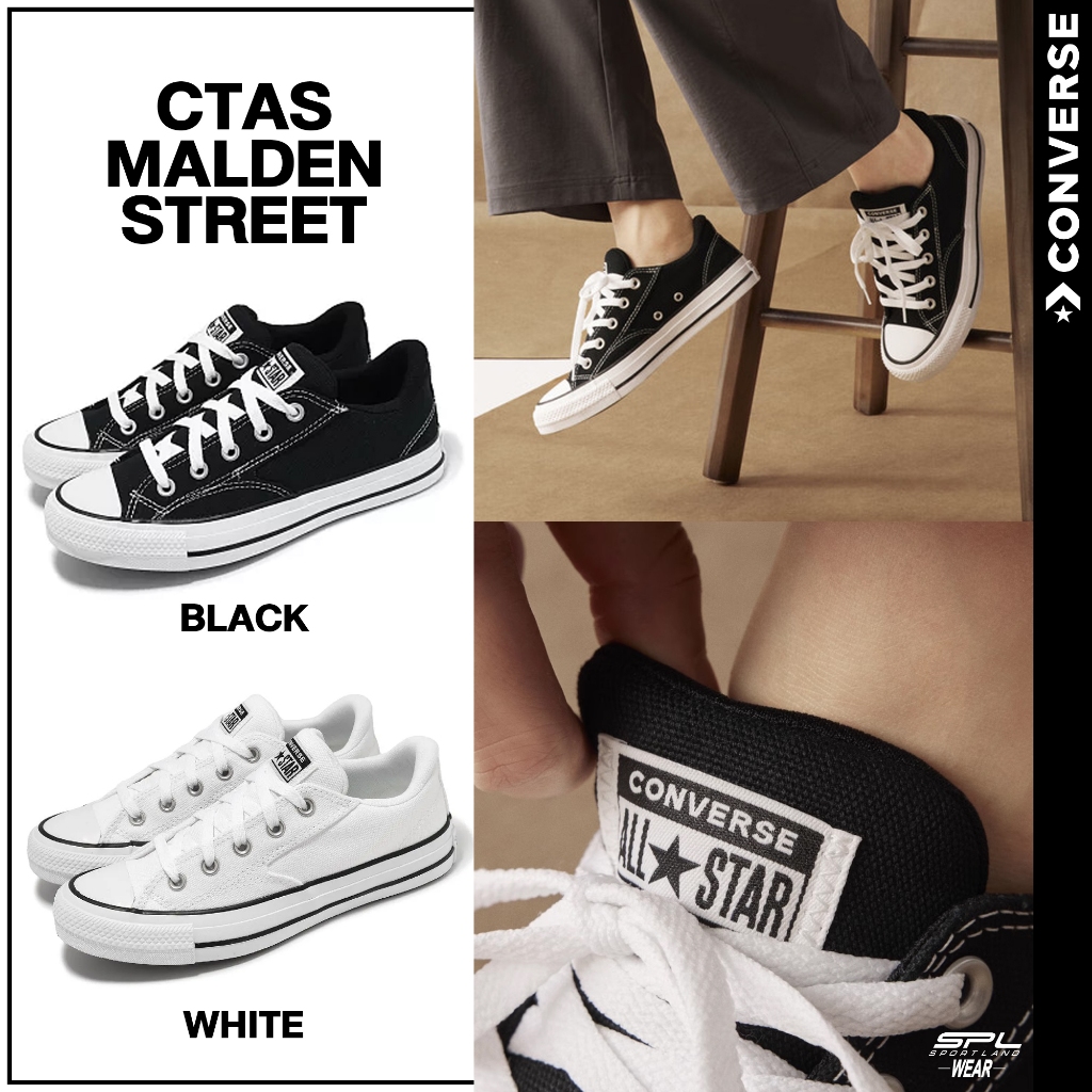 Converse Collectio รองเท้าผ้าใบ UX Chuck Taylor All Star Malden Street OX A09226CMF4BKXX / A10349CMF4WTXX (2300)