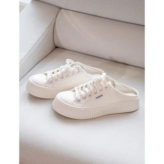 KIM&CO. Season(KF017M) รองเท้าผ้าใบกันน้ำแฟชั่นผู้ชาย เหยียบสนได้ ไม่เสียทรง พื้นนุ่มสบาย ไม่เมื่อย เพิ่มสูงอีก 5 ซม.