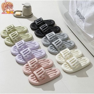 Anna shop รองเท้าแตะ EVA พื้นนิ่ม กันลื่น สวมใส่สบาย เหมาะกับใส่ในห้องน้ํา T274