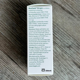Biogaia Drop Probiotic ไบโอกาย่า ชนิดหยด โพรไบโอติก จุลินทรีย์ปรับลำไส้ (5 ml)