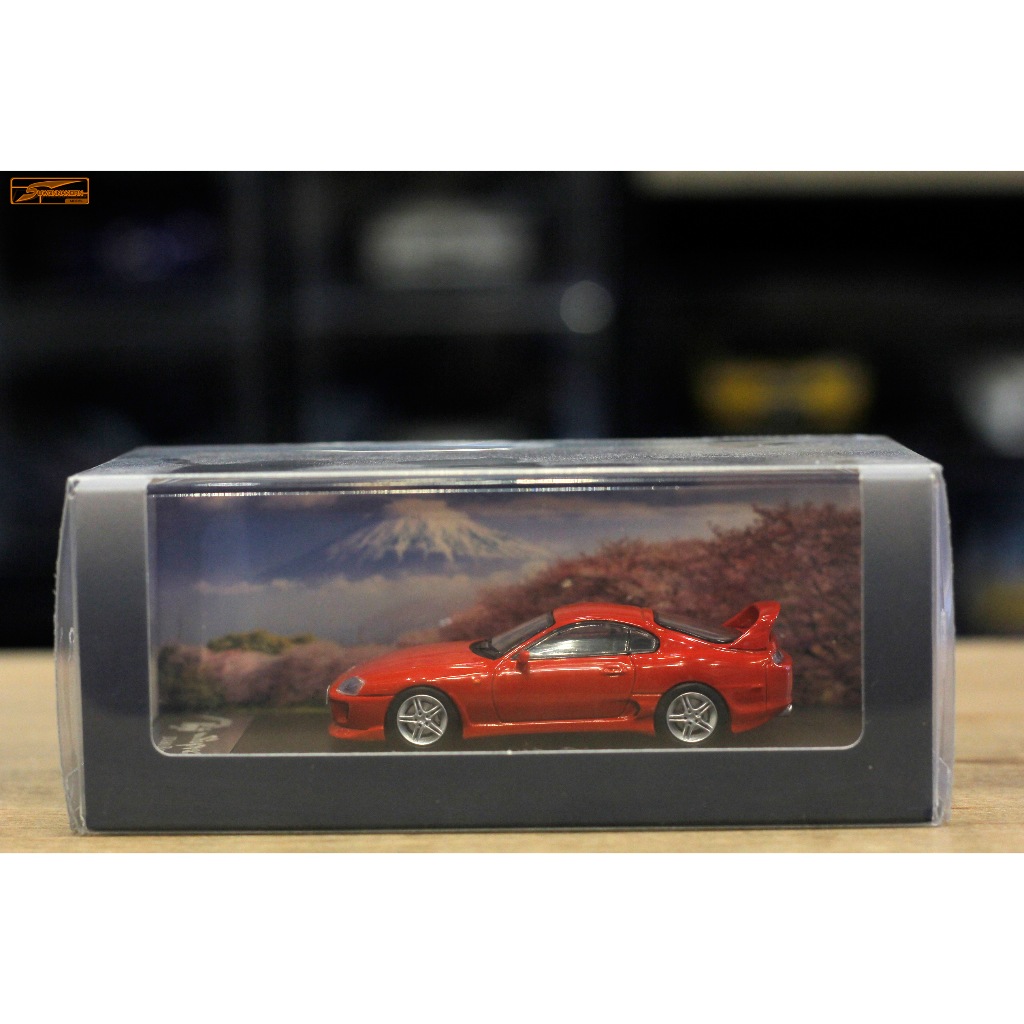 FUJI 1/64 Toyota Supra JZA80 Bomex V1 Red