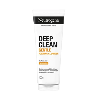 Neutrogena นูโทรจีน่า Deep Clean 100g. โฟมล้างหน้า ทำความสะอาดผิวอย่างอ่อนโยน หลายสูตร