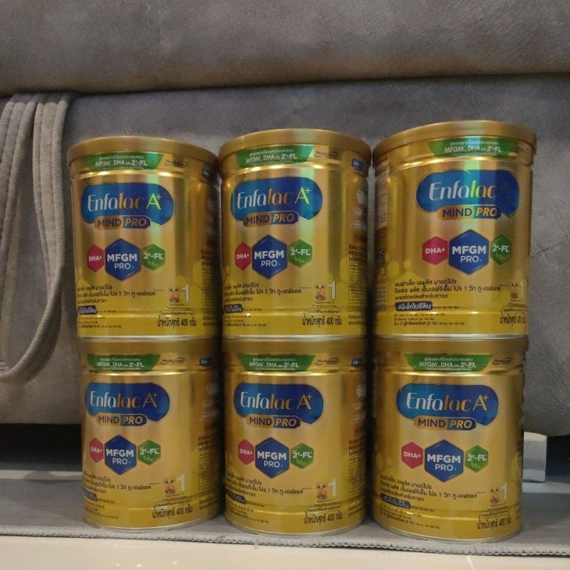 (6 กระป๋อง ขนาด 400×6= 2,400 กรัม) Enfalac A+1 เอนฟาแล็ค เอพลัส สูตร1