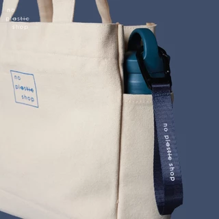 Everyday Tote Bag กระเป๋าผ้ารักษ์โลก canvas แข็งแรง ทนทาน อเนกประสงค์ มีช่องใส่ขวดน้ำ มี 5 สี