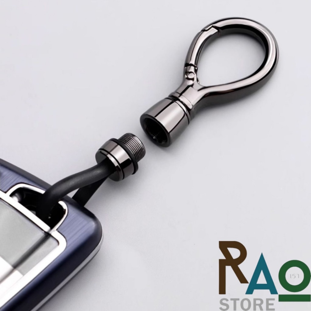 RAO Store พร้อมส่ง พวงกุญแจรถยนต์ วัสดุโลหะผสมสังกะสี ดีไซน์ทรงวงรี ตัวห้อยเป็นยางTPU คุณภาพดี ห้อยรีโมทรถยนต์ - รูปที่ 7