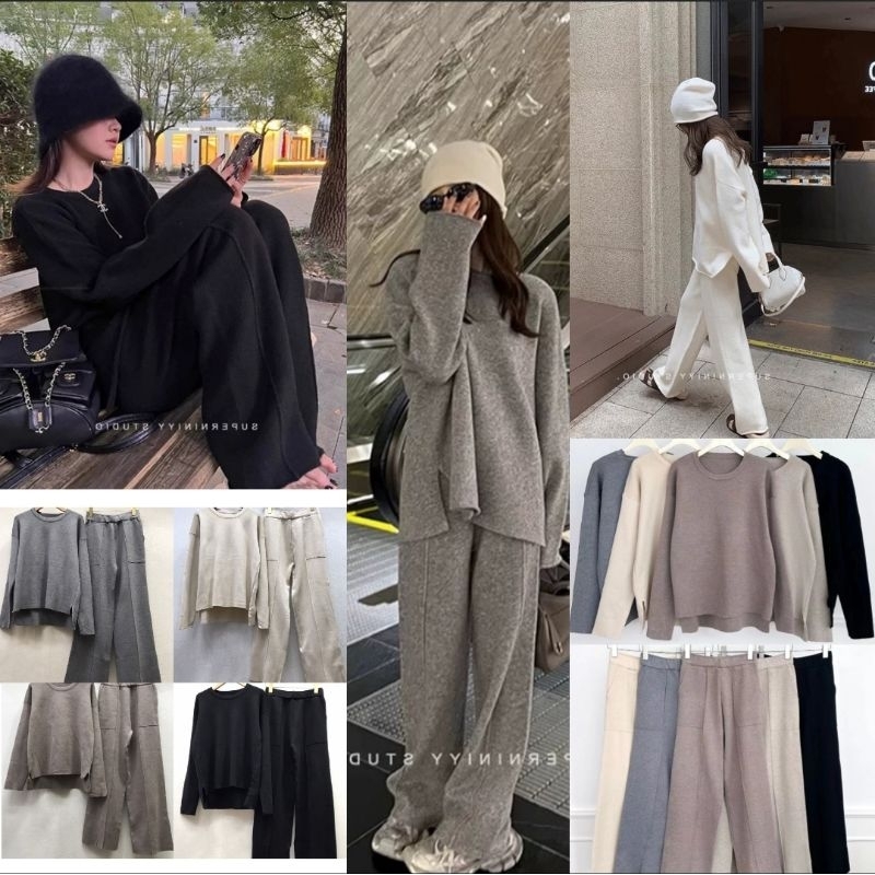 Premium Knitting Airport Set ชุดเซทไหมพรม