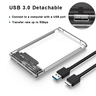 USB3.0 ถึง SATA3.0 กล่องเก็บฮาร์ดดิสก์ภายนอกพร้อมสายเชื่อมต่อ SATA เป็น USB
