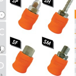 คอปเปอร์ วันทัช ข้อต่อONE TOUCHเกลียวใน PUMPKIN SF20(60440)  SF30(60441)  SF40(60442)