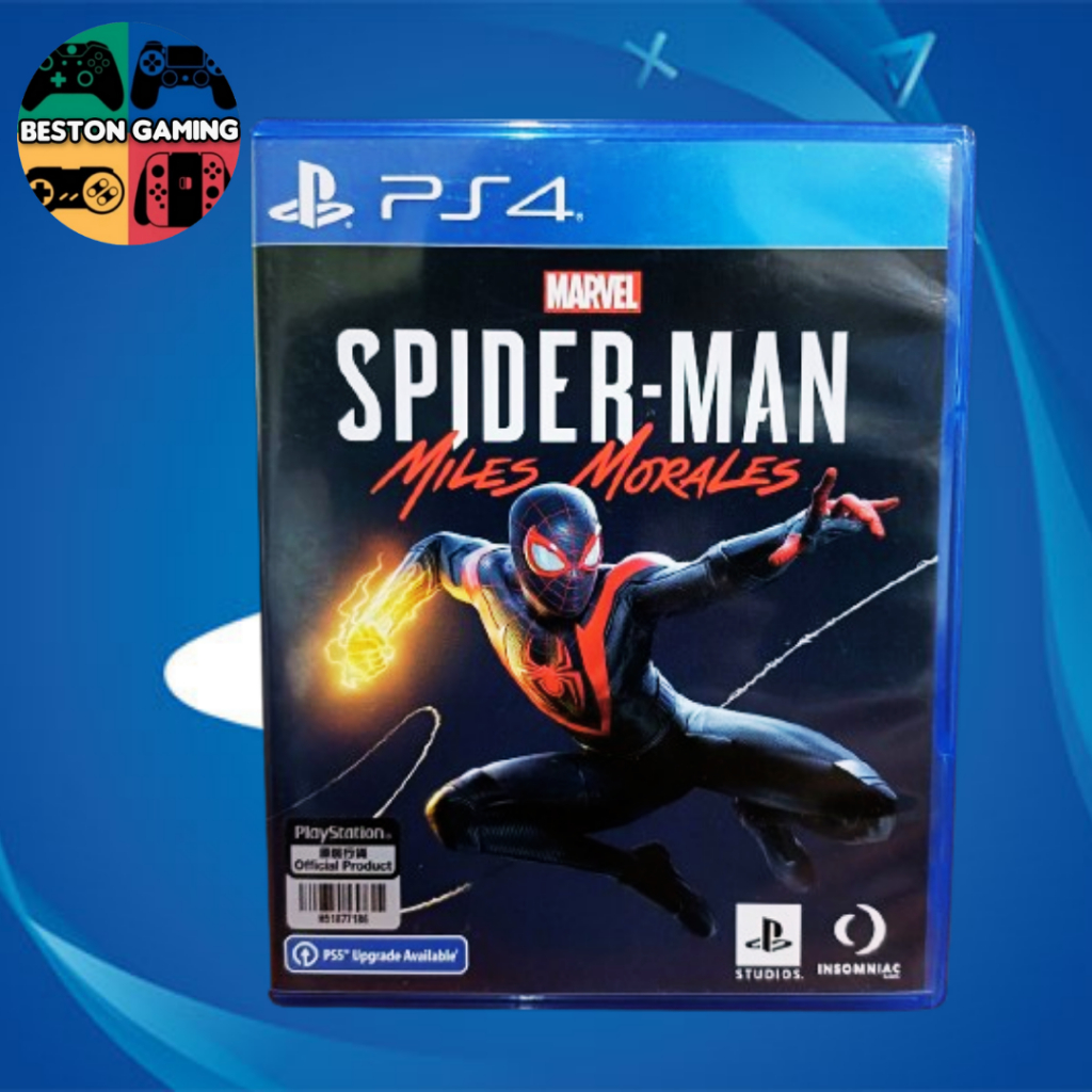 PS4 แผ่น ps4 Marvels Spider-Man Miles morales มือสอง